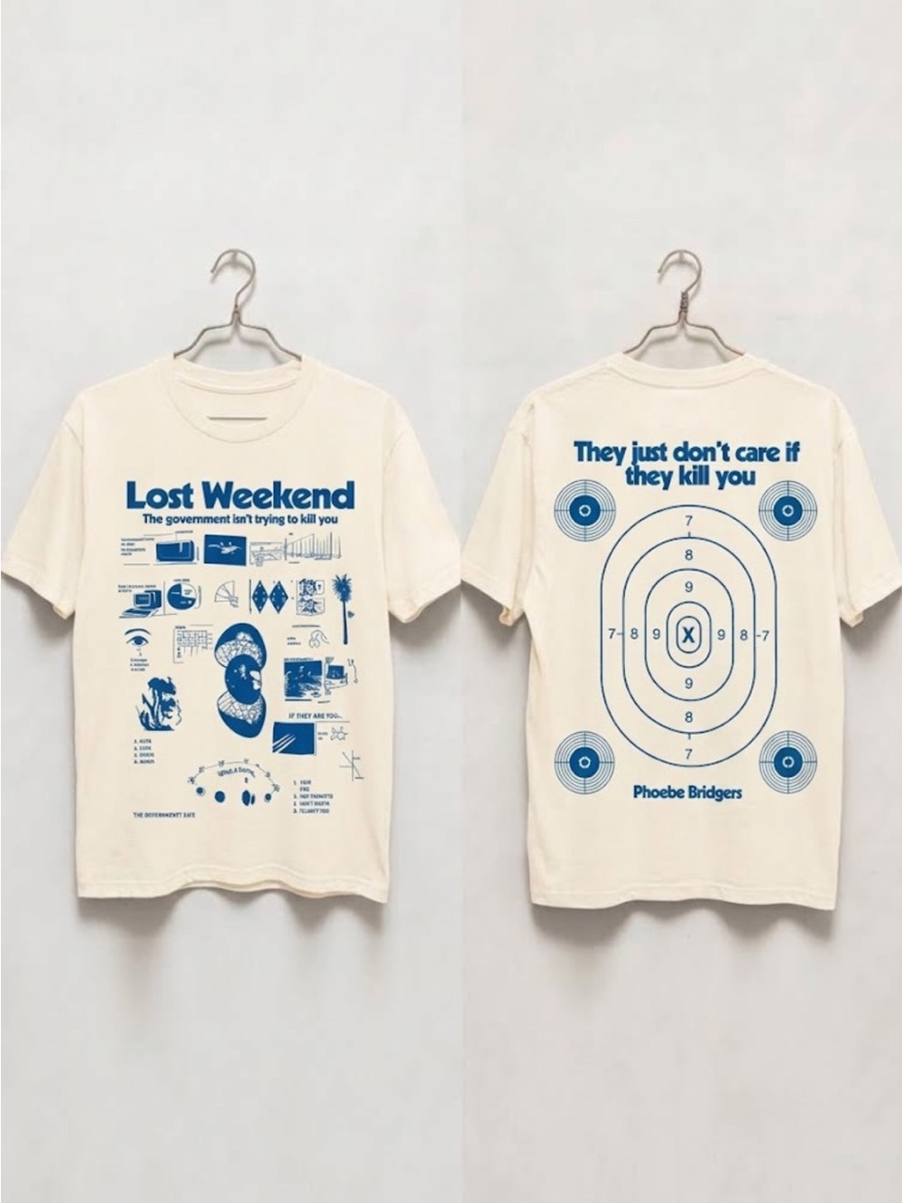 Phoebe Bridgers The Lost Tour 2026 T-Shirt Natural